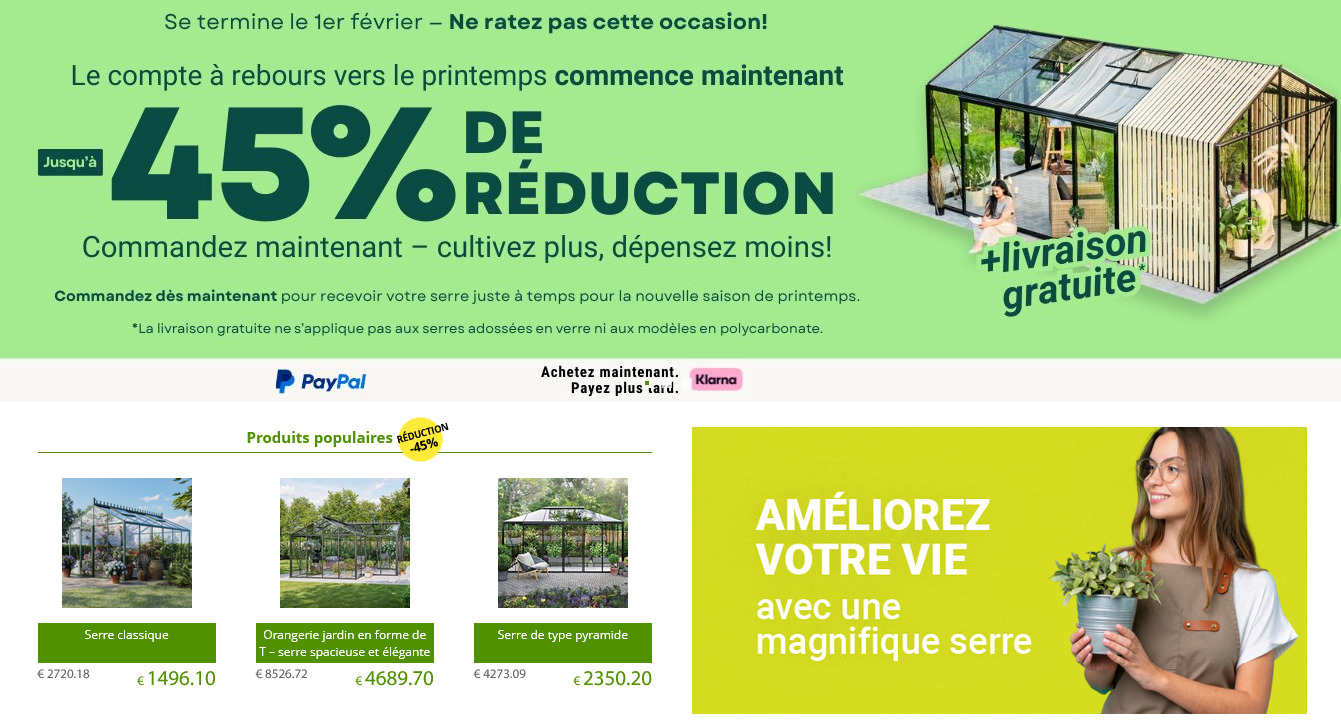 bloom cabine infos produits