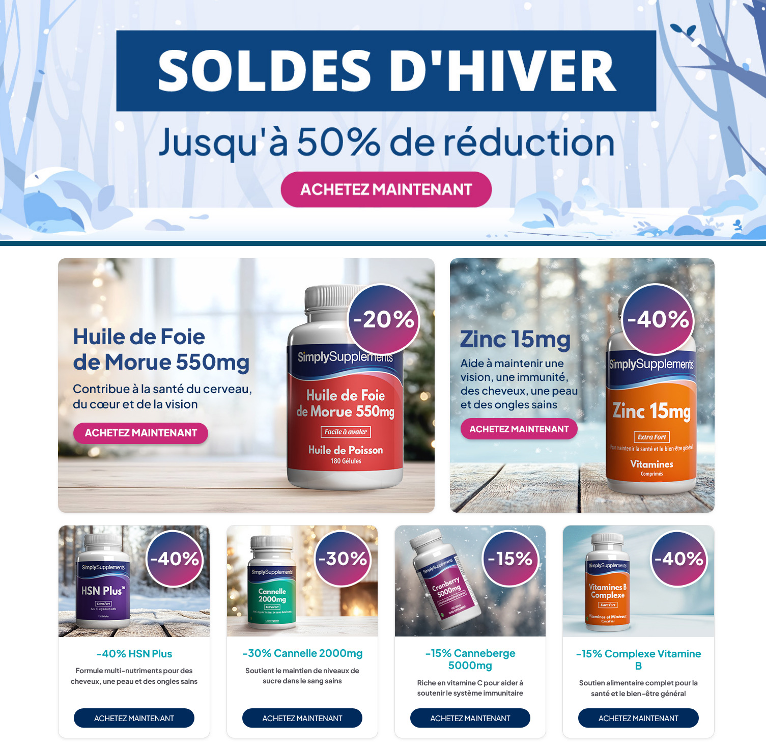 simply supplements infos produits